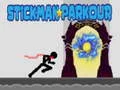 Гульня Стікмен Паркур онлайн