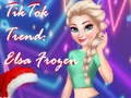 Гульня Тэндэнцыя TikTok: Эльза Замерзшая онлайн