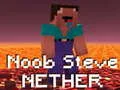 Гульня Noob Steve Nether онлайн
