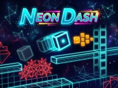 Гульня Neon Dash онлайн
