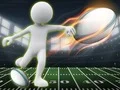 Гульня Стікермен Регбі Бег і Удар онлайн