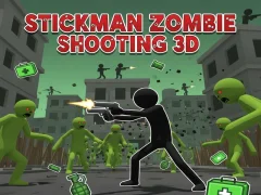 Гульня Стикмен: Стральба па зомбі 3D онлайн Гульня Стикмен: Стральба па зомбі 3D онлайн