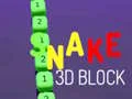 Гульня Змія 3D Блок онлайн