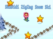 Гульня Skibidi ZigZag Снянная лыжня онлайн