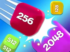 Гульня Гульня Зліцця Ланцуг Куб 2048 3D онлайн