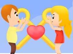 Гульня Любоўная гісторыя з пін-загадкамі онлайн