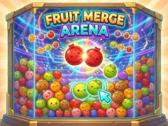 Гульня Fruit Merge Arena онлайн