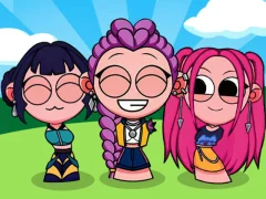 Гульня Музычныя рытмы для k-pop studio онлайн