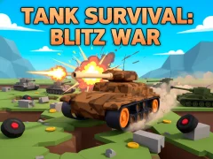 Гульня Tank Survival: Lightning War онлайн