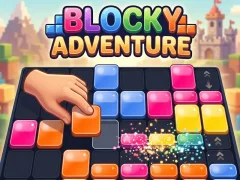 Гульня Blocky adventure онлайн