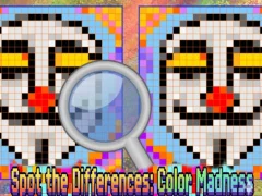 Гульня Spot the Differences Color Madness онлайн