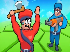 Гульня Свет гексаў пліткі: чырвоны супраць сіняга онлайн