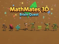 Гульня Math Friends 3D: Smart Quest онлайн