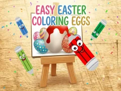 Гульня Easy Easter Coloring Eggs онлайн