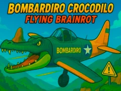 Гульня Лятучы Bombardiro Crocodile онлайн