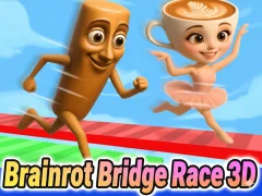 Гульня Italian Brainrot: Bridge Race 3D онлайн