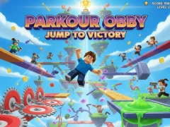 Гульня Parkour Obby: Jump to Victory онлайн