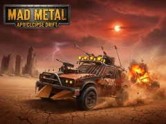 Гульня Mad Metal: Apocalypse Drift онлайн