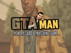 Гульня Карты памяці і гульня на падбор: GTA Man онлайн