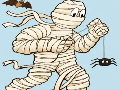 Гульня Афарбоўка кнігі: мумія онлайн