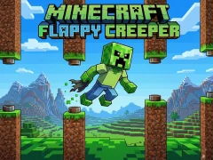 Гульня Minecraft Flappy Creeper онлайн