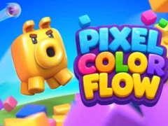 Гульня Pixel Color Flow онлайн