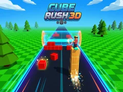 Гульня Cube Rush 3D онлайн