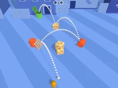 Гульня Перадайце мяч 3D онлайн