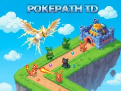 Гульня Pokemon Path: Tower Defense онлайн