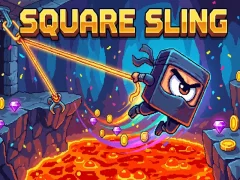 Гульня Square Sling онлайн