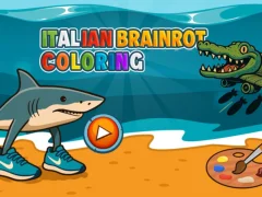 Гульня Італьянскі Brainrot: афарбоўка онлайн
