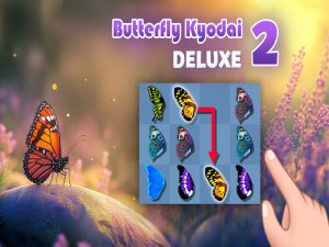 Гульня Матылькі Majong Deluxe 2 онлайн