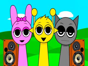 Гульня Споннкі: Monster Musical Bits онлайн