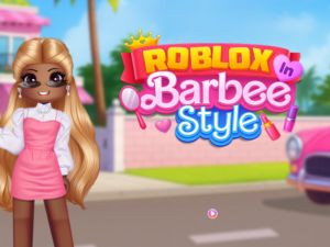 Гульня Roblox у стылі Барбі онлайн