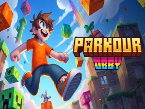 Гульня Parkur Obbi онлайн