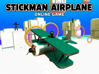 Гульня Самалёт Stickman онлайн