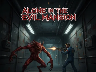 Гульня Адзін у злавесным асабняку онлайн