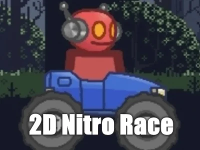 Гульня 2D Nitro Race онлайн