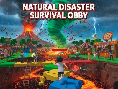 Гульня Obby: Disaster Survival онлайн