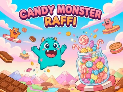 Гульня Candy Monster Raffy онлайн