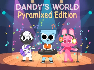 Гульня Sprunki: Pyramid Edition World of Dandy онлайн