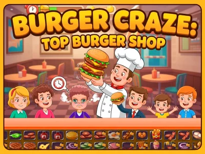 Гульня Crazy Burger: лепшы гамбургер онлайн