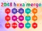 Гульня Hexagon chain fusion 2048 онлайн