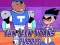 Гульня Цікавая Галоўаломка Teen Titans онлайн