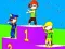 Гульня Knockout Fall Guys 3D Каралеўскі Гонка онлайн