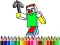 Гульня Назад у школу: Раскраска Minecraft онлайн