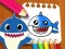 Гульня Книга для раскрашивания Baby Shark онлайн