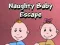 Гульня Naughty Baby Escape онлайн