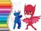 Гульня Расфарбоўка PJ Masks онлайн