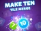 Гульня Make Ten: аб'яднанне плітак онлайн